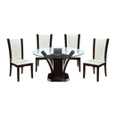 Daisy 5pc Set (TB+4S) in White/Transparent/Espresso - 710-54*5WS