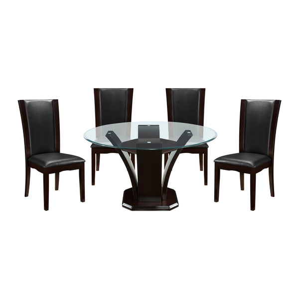 Daisy 5pc Set (TB+4S) in Espresso/Transparent/Brown - 710-54*5S