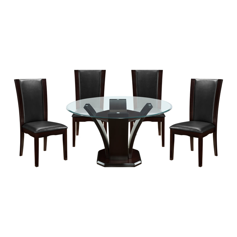 Daisy 5pc Set (TB+4S) in Espresso/Transparent/Brown - 710-54*5S