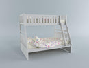 Galen (3) Twin/Full Bunk Bed in White - B2053TFW-1*
