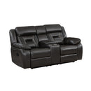 Amite Double Reclining Love Seat With Center Console