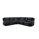 Bastrop 3-Piece Sectional with Right Console in Black - 8230BLK*SC