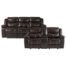 Bastrop 2pc Set: Sofa, Love in Brown - 8230BRW*2