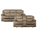 Bastrop 2pc Set: Sofa, Love in Brown - 8230FBR*2