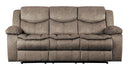 Bastrop Double Reclining Sofa in Brown - 8230FBR-3