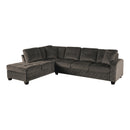 Emilio 2-Piece Reversible Sectional with Chaise in Brown - 8367CH*