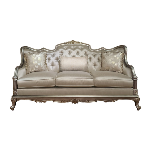 Florentina Sofa in Metallic Accent - Traditional/Other - 8412-3