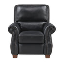 Remington Push Back Reclining Chair - Black