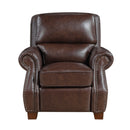 Remington Push Back Reclining Chair - Brown
