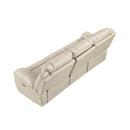 Huron Power Double Reclining Sofa With Center Drop-Down Cup Holders, Wireless Charger, Magazine Bag, Led And Charging Ports