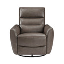 Cassian Swivel Glider Reclining Chair - Brown