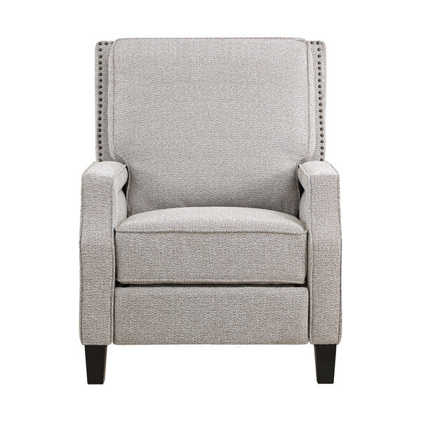 Berenson Push Back Reclining Chair in Beige - 8504CCN-1