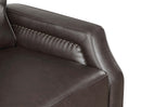 Berenson Push Back Reclining Chair in Brown - 8504DBR-1
