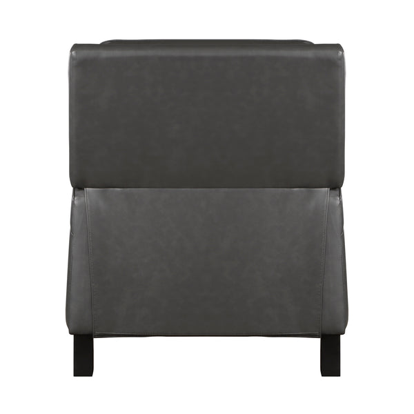 Berenson Push Back Reclining Chair in Gray - 8504GRY-1