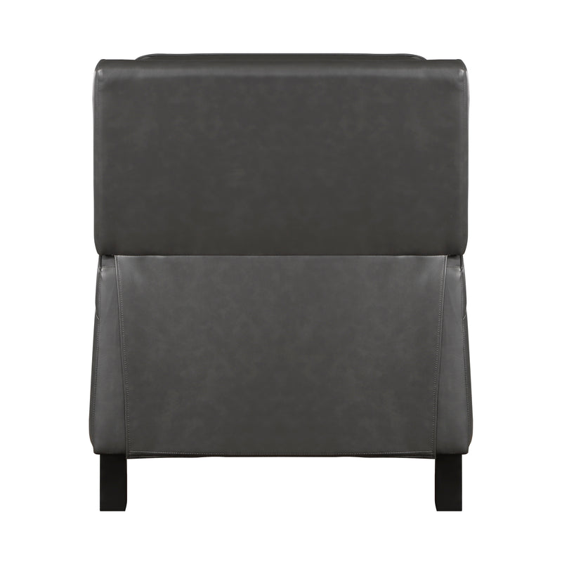Berenson Push Back Reclining Chair in Gray - 8504GRY-1
