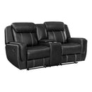 Littleton Double Reclining Love Seat With Center Console, Receptacles And Usb Ports
