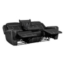 Littleton Double Reclining Sofa With Center Drop-Down Cup Holders,Storage Pouch, Receptacles And Usb Ports