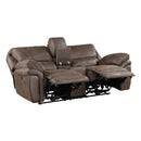 Proctor Power Double Reclining Love Seat With Center Console