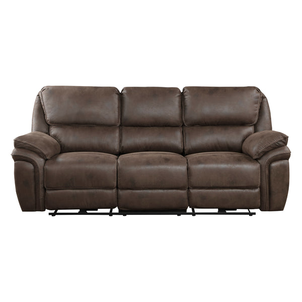 Proctor Power Double Reclining Sofa in Brown - 8517BRW-3PW