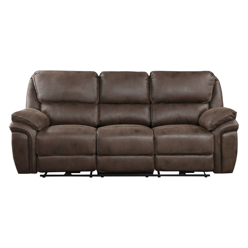 Proctor Double Reclining Sofa in Brown - 8517BRW-3