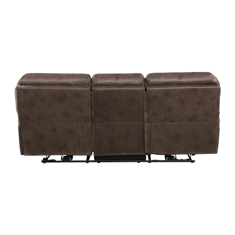 Proctor Double Reclining Sofa in Brown - 8517BRW-3