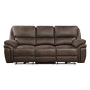 Proctor 2pc Set: Sofa, Love (Power) in Brown - 8517BRW*2PW