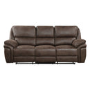 Proctor Double Reclining Sofa - Brown
