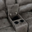 Proctor Power Double Reclining Love Seat With Center Console