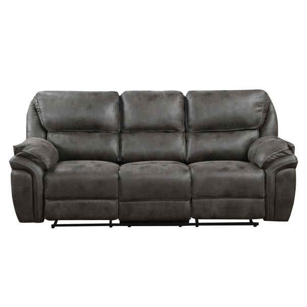Proctor Double Reclining Sofa in Gray - 8517GRY-3
