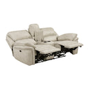 Proctor Power Double Reclining Love Seat With Center Console