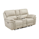 Proctor Power Double Reclining Love Seat With Center Console