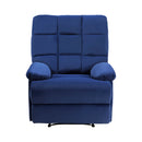 Colin Reclining Chair in Blue - 8525BU-1