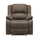 Fairview Reclining Chair in Brown - 8526BR-1
