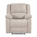 Fairview Reclining Chair in Beige - 8526FTM-1