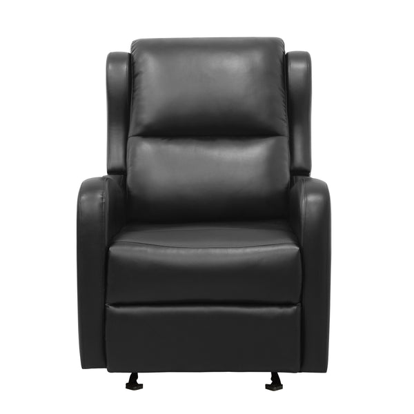 Durant Glider Reclining Chair in Black - 8527BLK-1GD