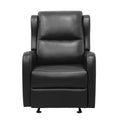 Durant Glider Reclining Chair - Black