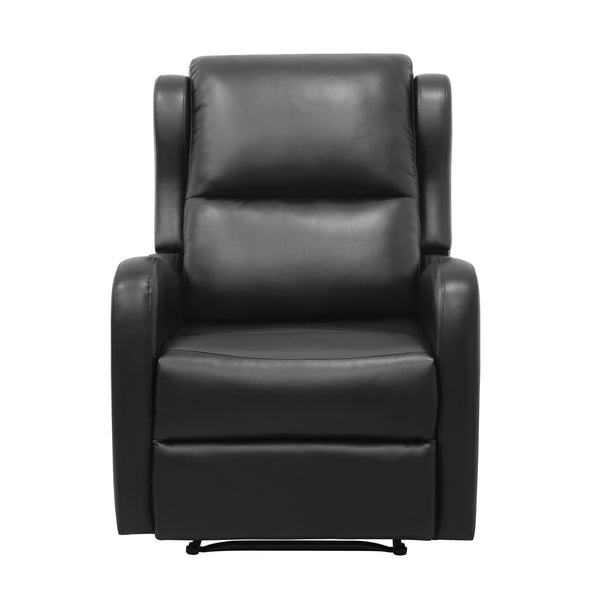 Durant RECLINING CHAIR in Black - 8527BLK-1