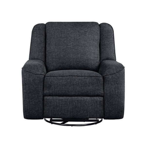 Monterey Swivel Reclining Chair in Black - 8530EB-1