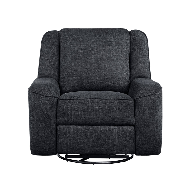 Monterey Swivel Reclining Chair in Black - 8530EB-1