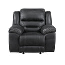 Hazen Rocker Reclining Chair - Black - Microfiber