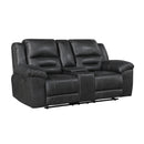 Hazen Double Reclining Love Seat With Center Console
