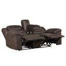 Hazen Double Reclining Love Seat With Center Console