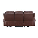 Mccall 2pc Set: Sofa, Love (Power) in Brown - 8546BR*2PWH