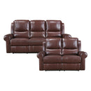 Mccall 2pc Set: Sofa, Love (Power) in Brown - 8546BR*2PWH