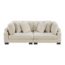 Traverse Loveseat in Beige - 8555BE-2*