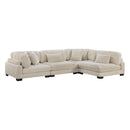 Traverse 4-Piece Modular Sectional in Beige - 8555BE*4SC