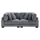 Traverse Loveseat in Gray - 8555GY-2*