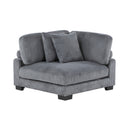 Traverse 5-Piece Modular Sectional in Gray - 8555GY*2AC3CR
