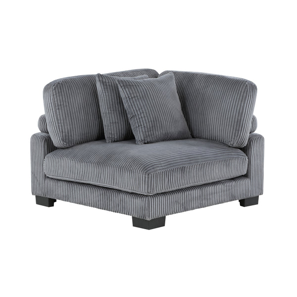 Traverse Corner Seat in Gray - 8555GY-CR