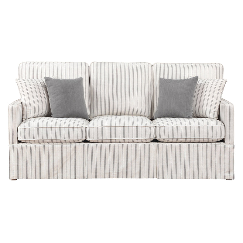 Hampstead Sofa in Gray/White - 8557-3